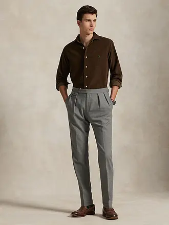 POLO RALPH LAUREN | Cordhemd Custom Fit | braun